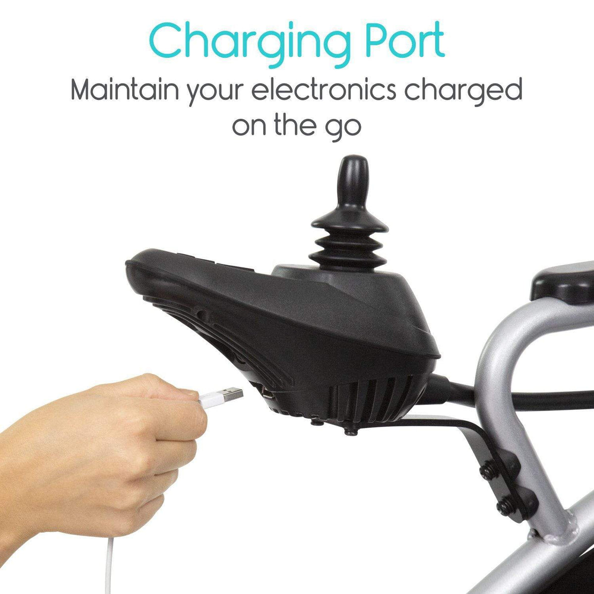 Vive Health - Compact Folding Power Wheelchair