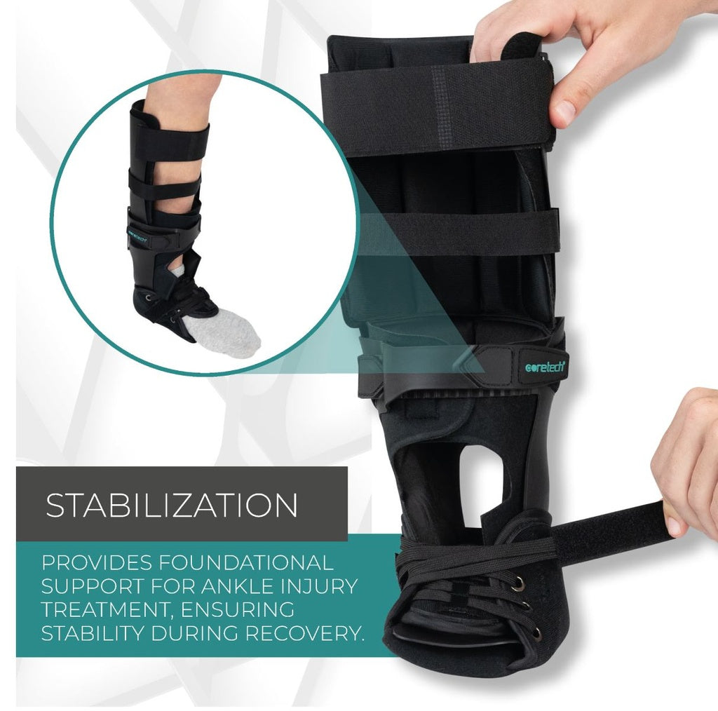 Vive - Coretech- 971 Ankle Brace - Left or Right - Small, Medium, or Large
