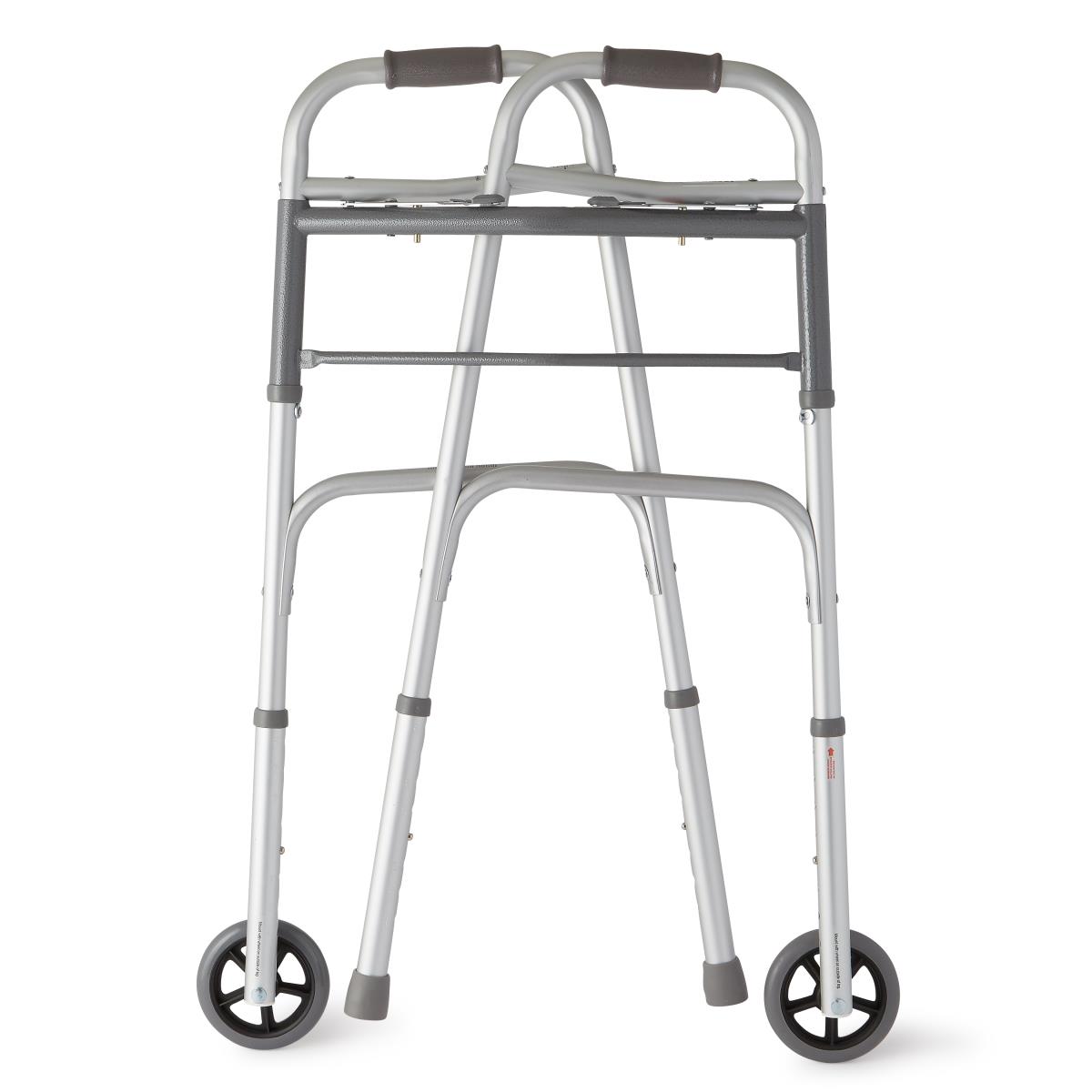 Medline Adult Two-Button Folding Walkers