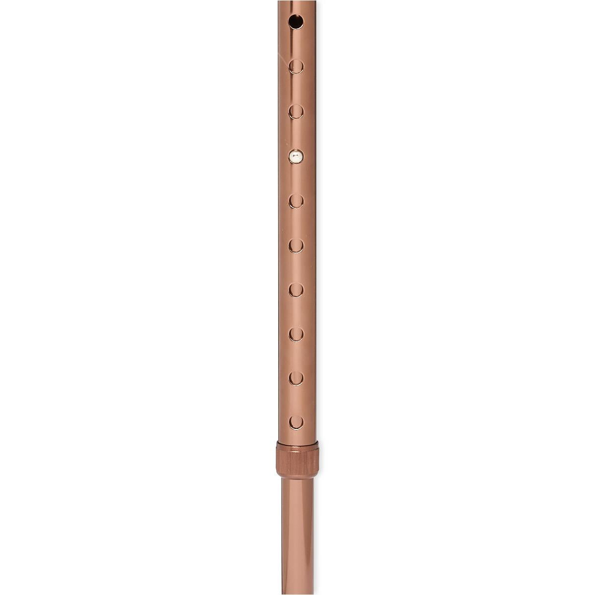 Medline Offset Handle Fashion Cane, Bronze