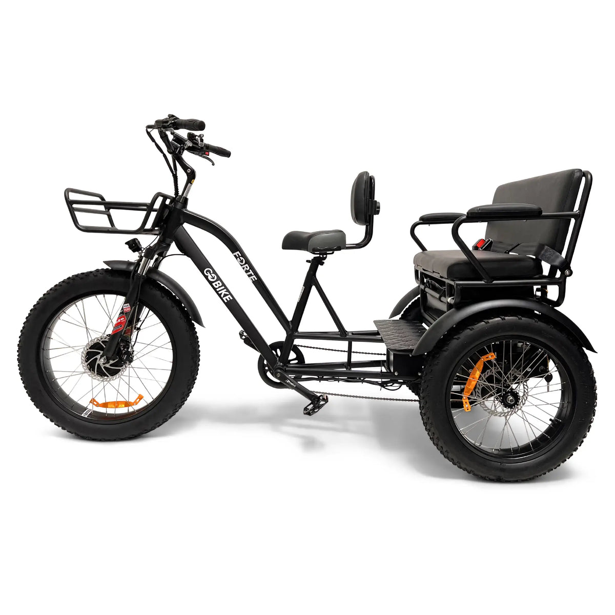 GoBike Forte RS - Electric Tricycle with Rear Seat - Trike