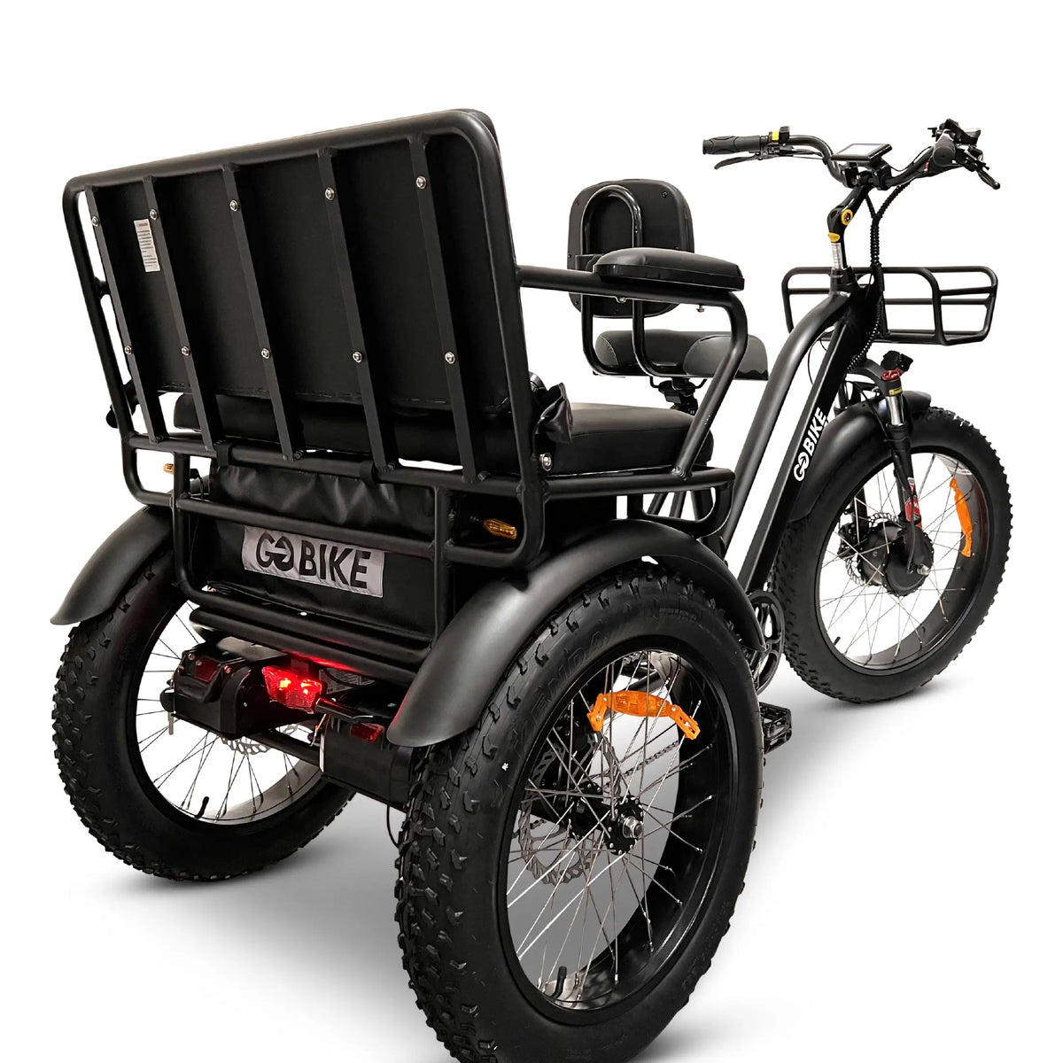 GoBike Forte RS - Electric Tricycle with Rear Seat - Trike