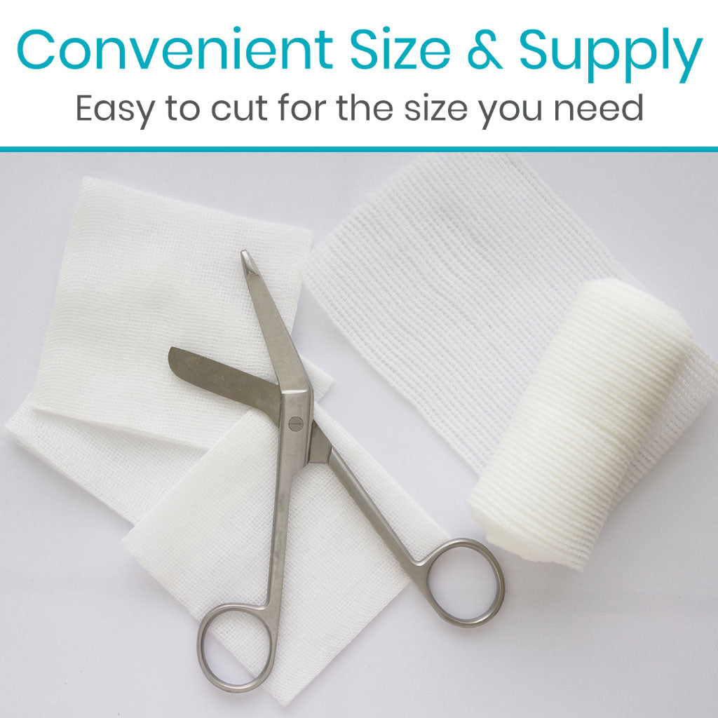 Vive - ViveCare - Gauze - Sterile Gauze Rolls - 3"x4.1yd or 4"x4.1yd - HCPCS: A6402