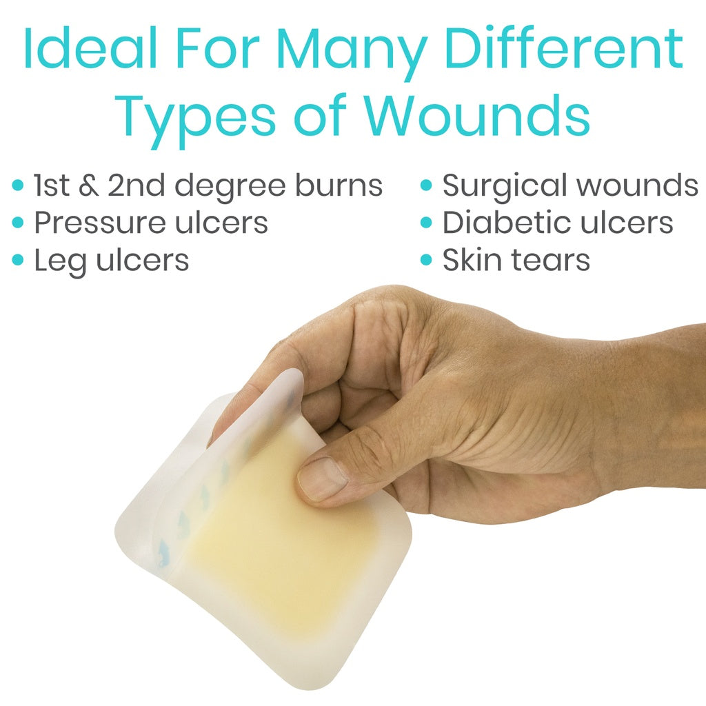 Vive - ViveCare - Dressings - Hydrocolloid Bordered Dressing (Sterile) 4" or 6" - HCPCS: 4"- A6237, 6" A6238