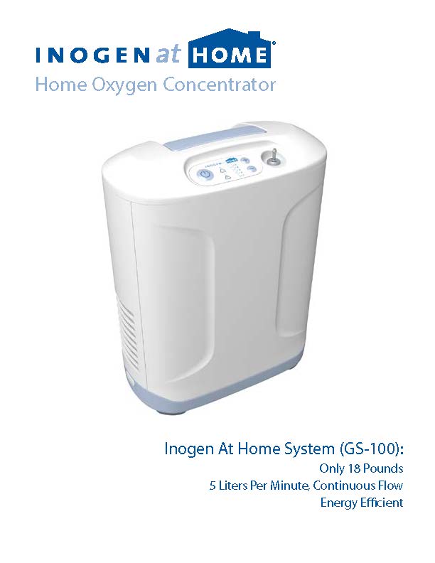 Inogen At Home Oxygen Concentrator