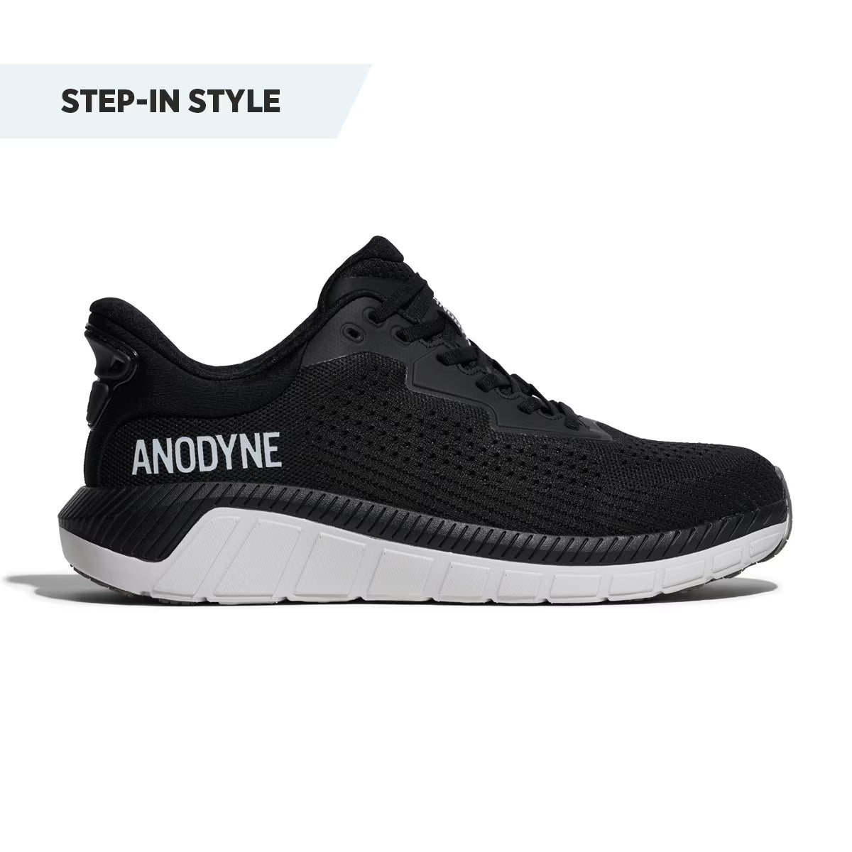 Anodyne - Diabetic Shoes - Hands Free No. 24 Men's Sport Move W/ Heel Assist (Gen 2) - Black or Navy