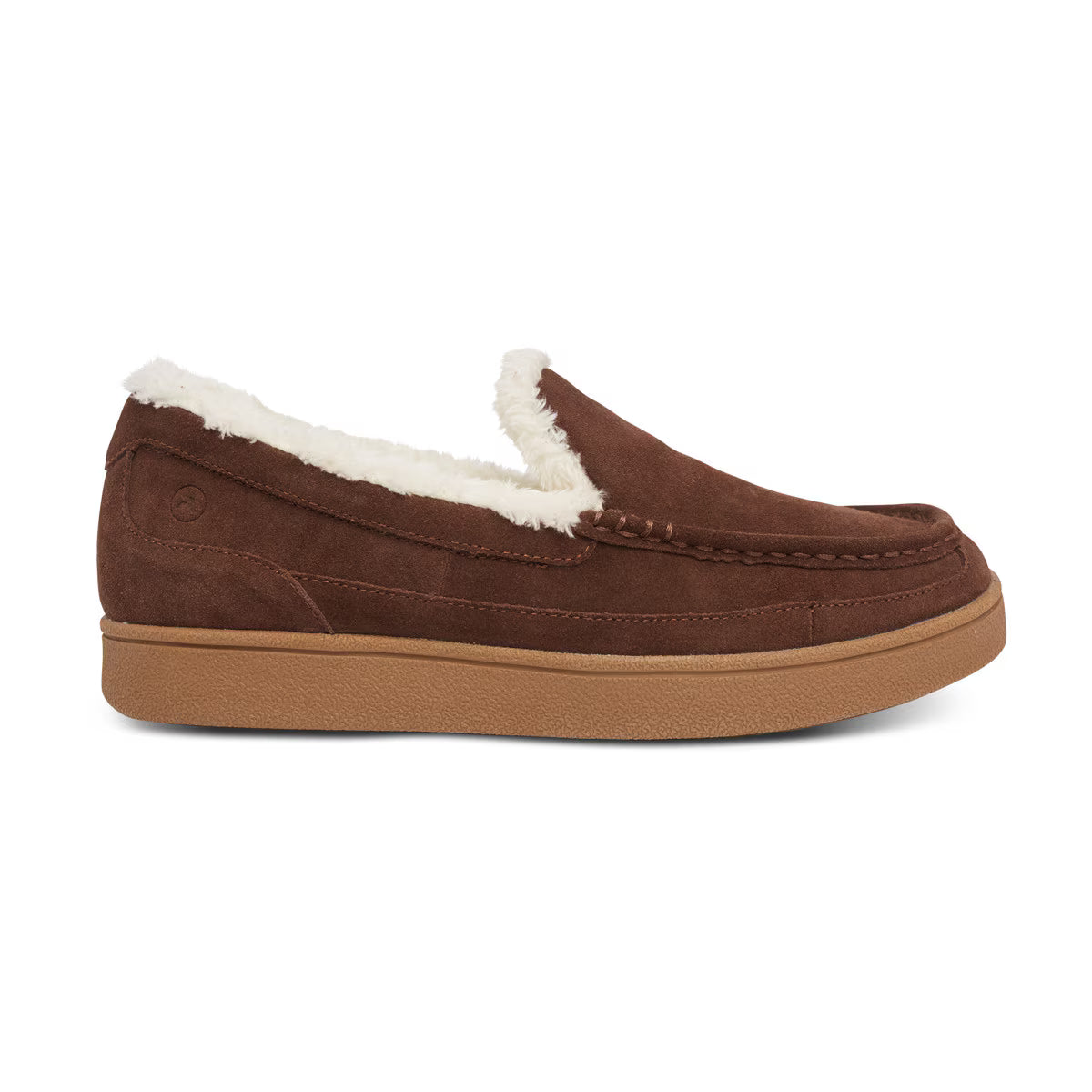 Anodyne - Diabetic Slippers - No. 34 Men's Slipper Moc Toe - Camel or Espresso