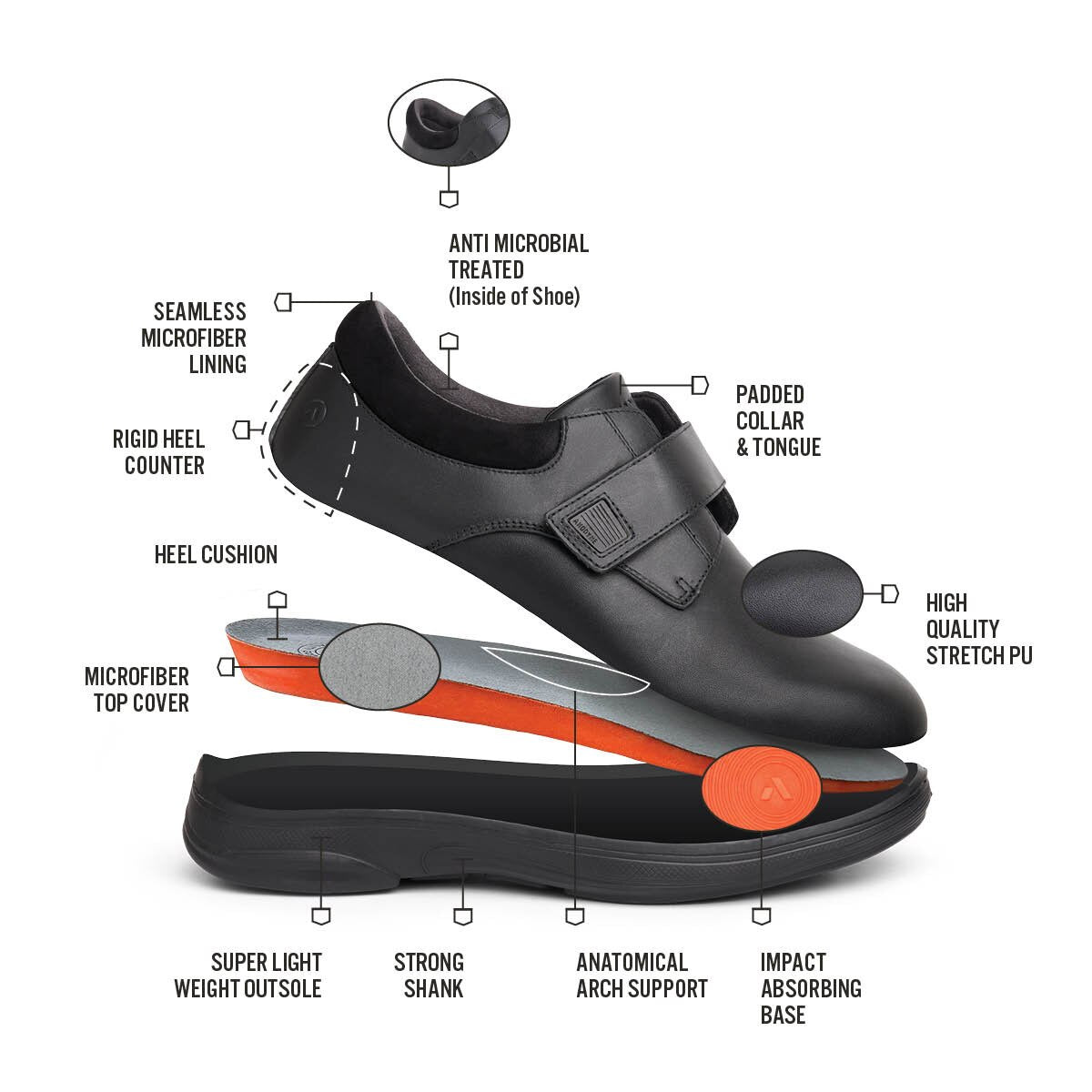 No. 66 Men's Casual Comfort Stretch