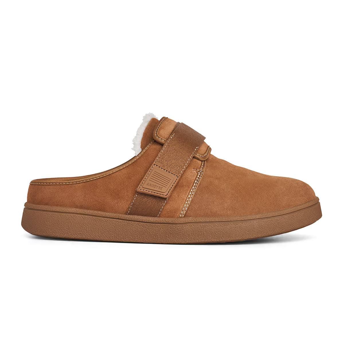 Anodyne - Diabetic Slippers - No. 92 Men's Slipper Open Back - Camel or Espresso