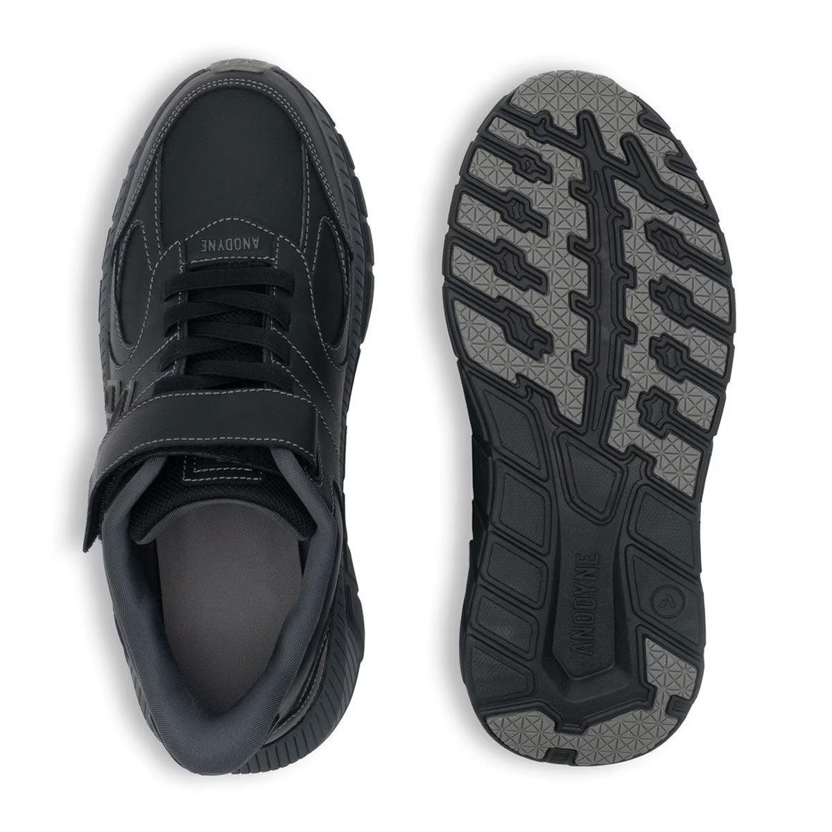 Anodyne - Diabetic Shoes - Hands Free No. 38 Men's Sport Walker w/ Heel Assist (Gen 2) - Black or White