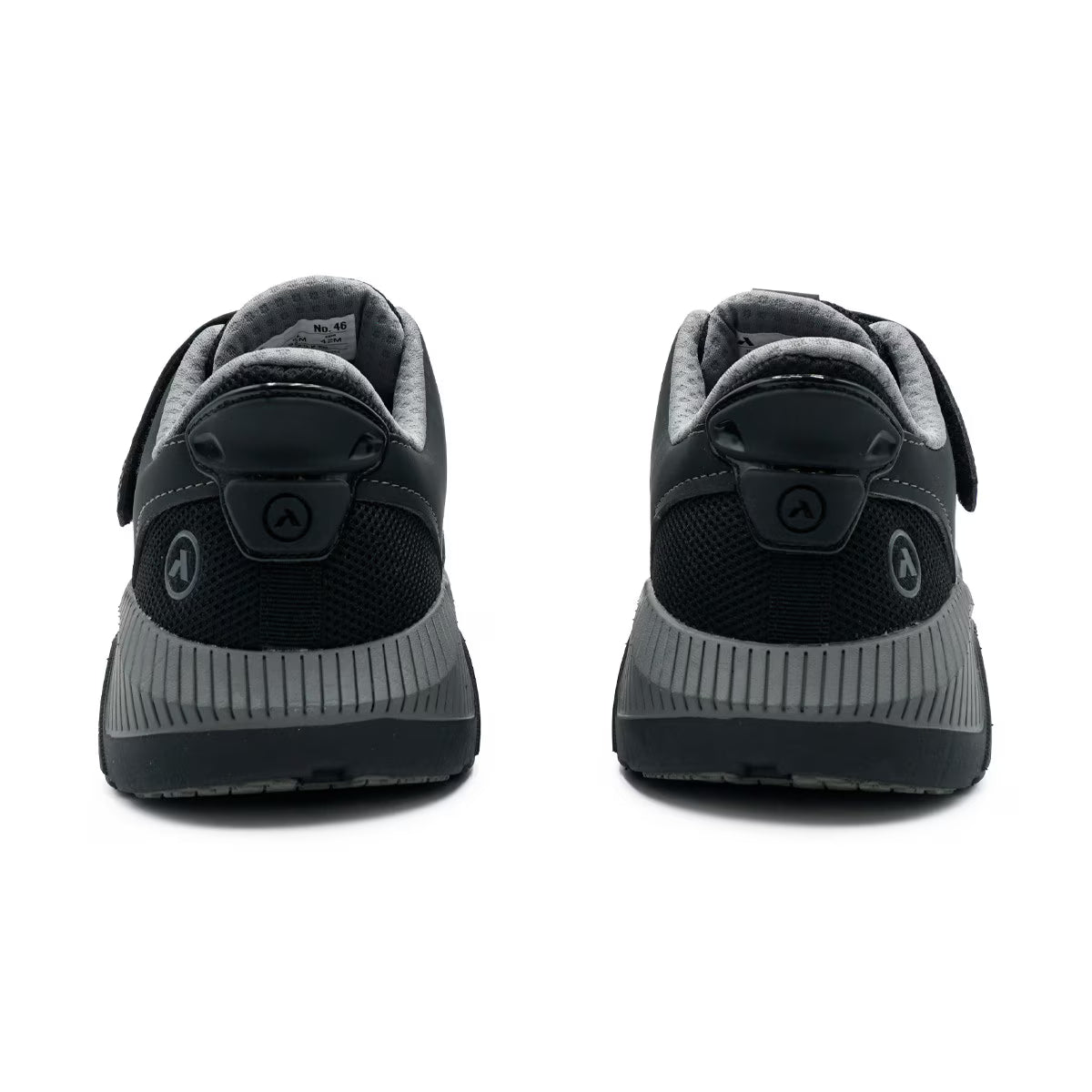 Anodyne - Diabetic Shoes - No. 46 Men's Sport Jogger w/ Heel Assist (Gen 2) - Black/Grey, Blue/Grey, or Grey/Blue