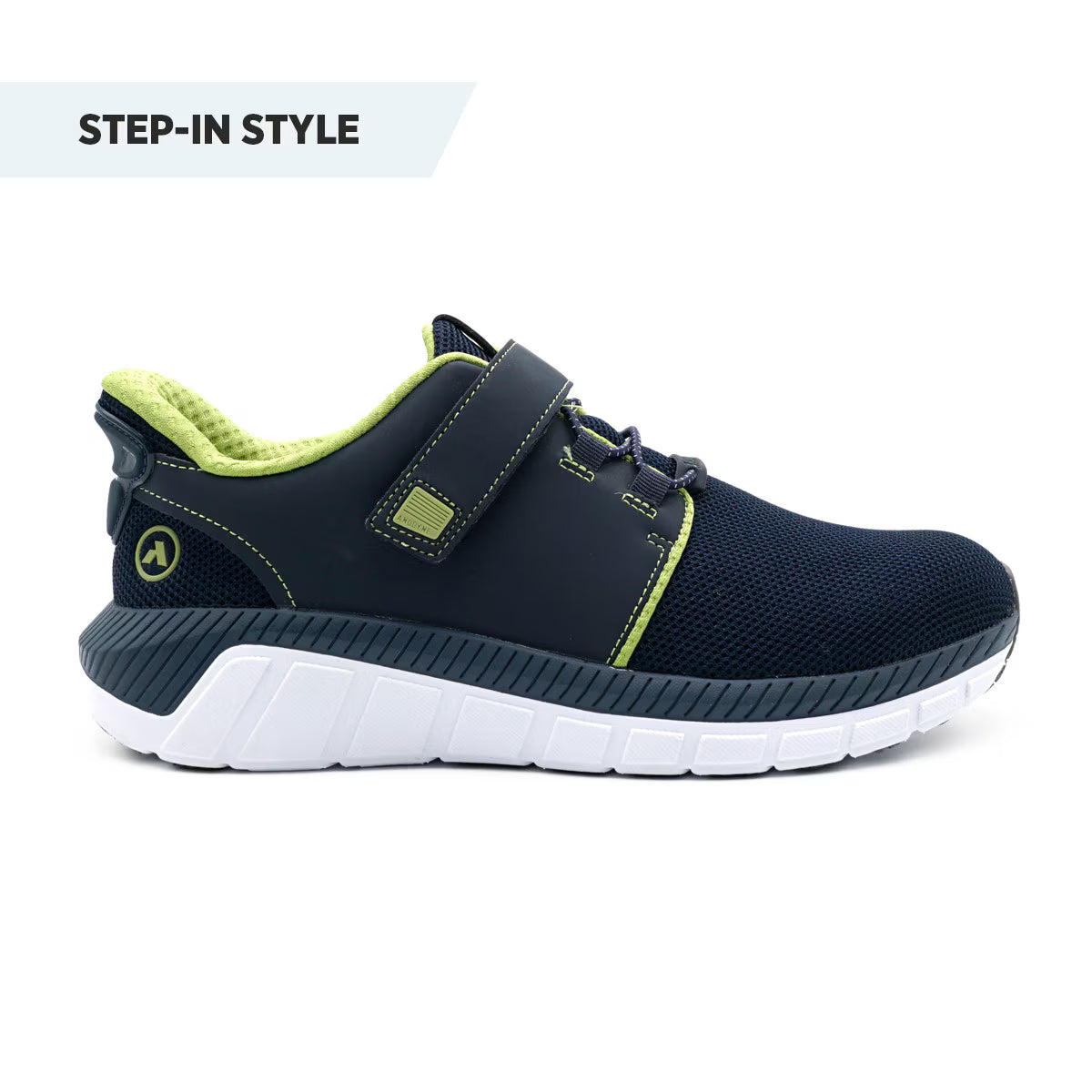 Anodyne - Diabetic Shoes - No. 46 Men's Sport Jogger w/ Heel Assist (Gen 2) - Black/Grey, Blue/Grey, or Grey/Blue