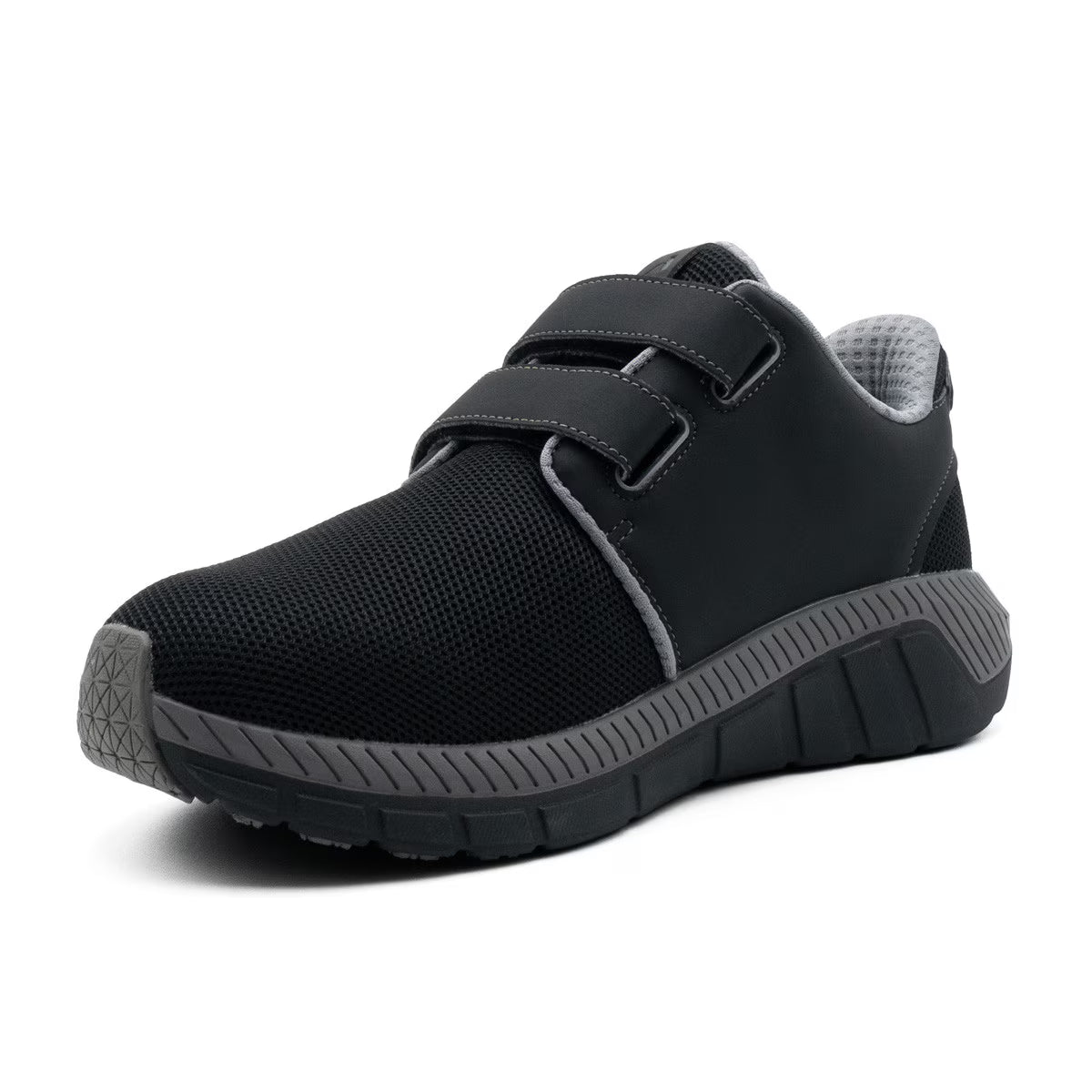 Anodyne - Diabetic Shoes - Hands Free No. 74 Men's Sport Double Depth w/ Heel Assist (Gen 2) - Black/Grey