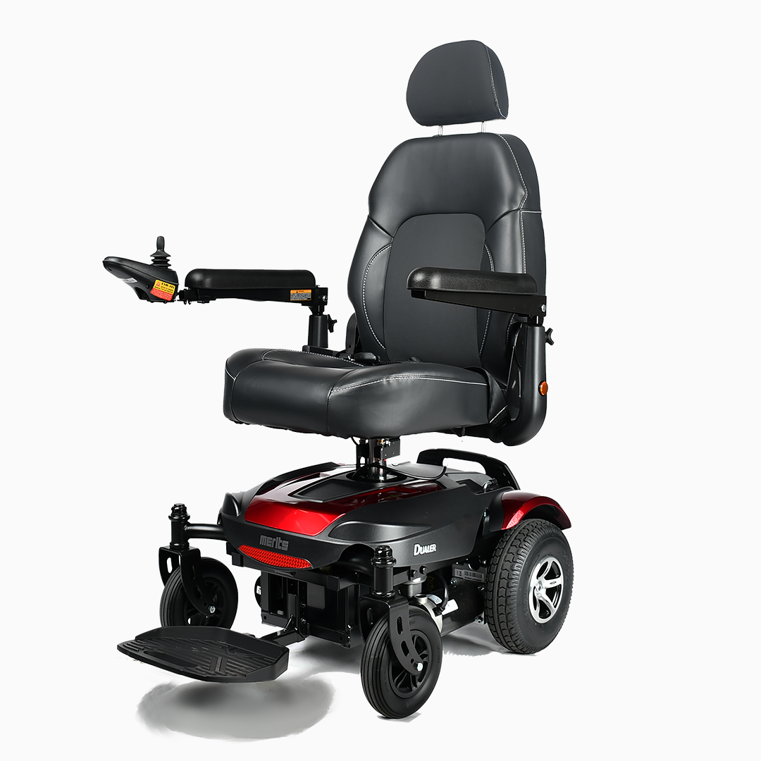 Merits Dualer Power Wheelchair with Seat lift