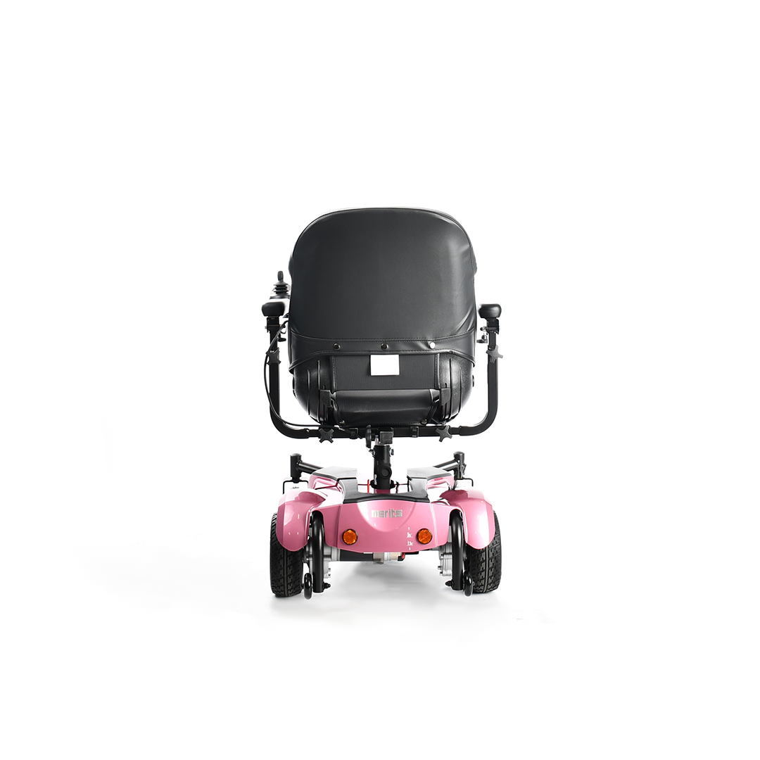 Merits EZ-Go Deluxe Portable Power Wheelchair