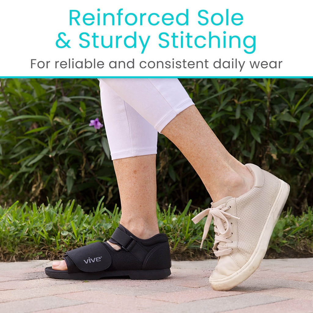 Vive - Brace - Post-Op Shoe Round-Toe - 2X-Small, X-Small, Small, Medium, Large, X-Large, or 2X-Large