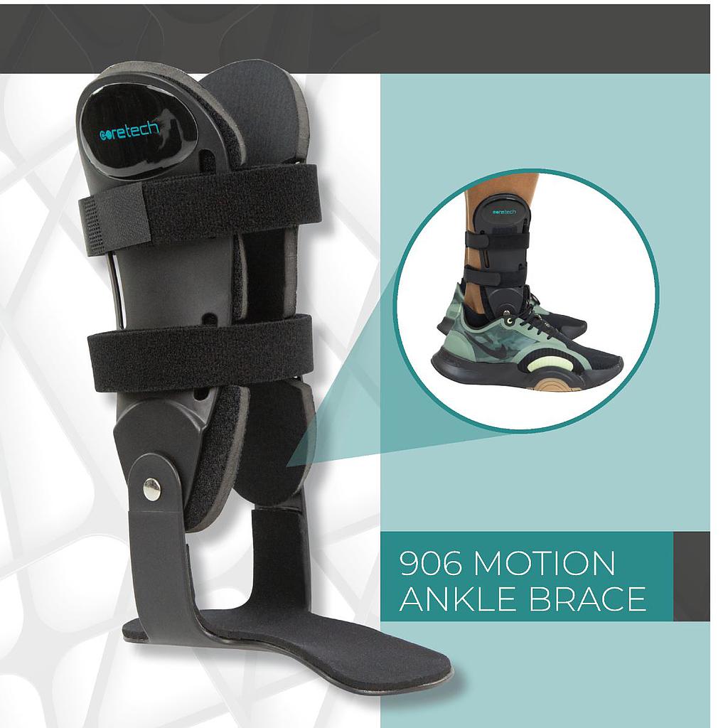 Vive - Coretech - 906 Motion Ankle Brace - Left or Right - X-Small, Small, Medium, or Large