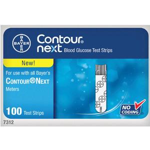 Bayer Contour Next Blood Glucose Test Strip