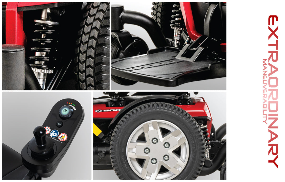 Pride - Jazzy 600 ES Wheelchair - Electric Power Chair