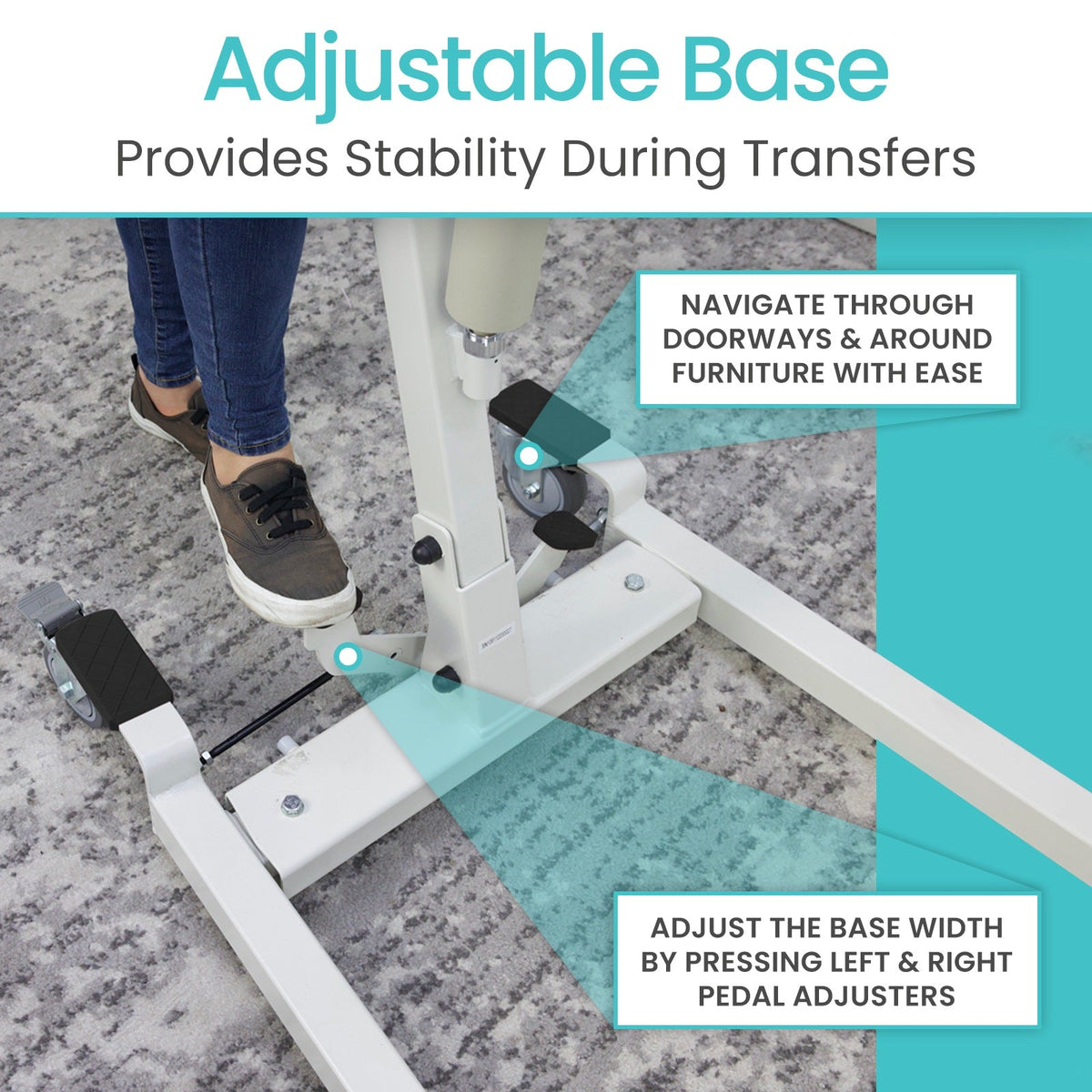 Vive Health Electric Patient Lift with Slilng