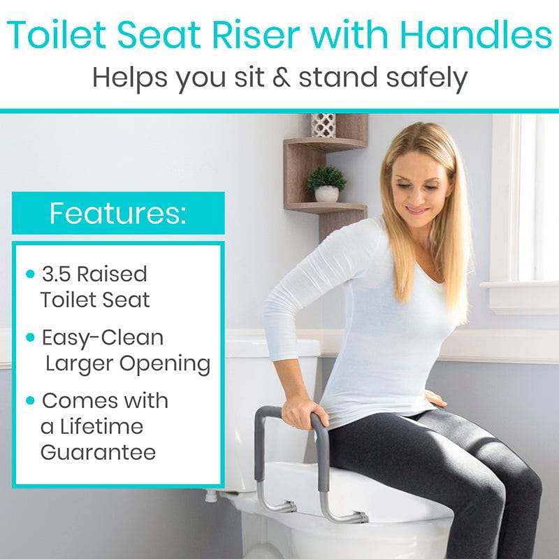 Vive - Toilet Seat Riser with Arms - HCPCS: E0244