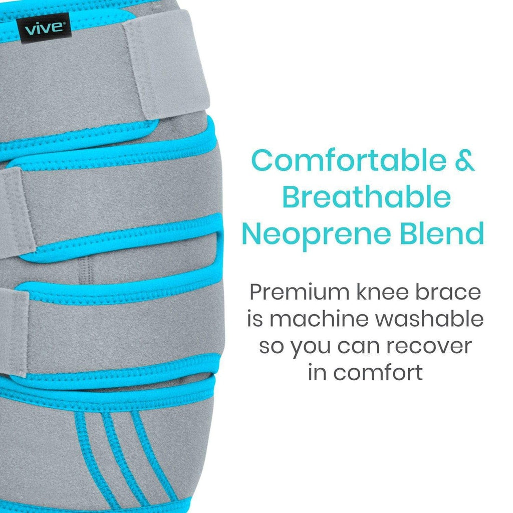 Vive - Cold Therapy - Knee Ice Wrap - Black, Grey, Black/Grey, or Grey w/Pink - HCPCS: A9273