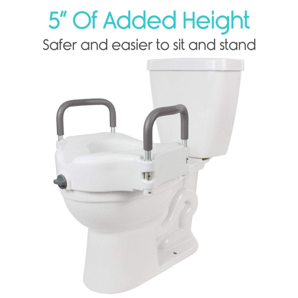 Vive - Raised Toilet Seat - 5"