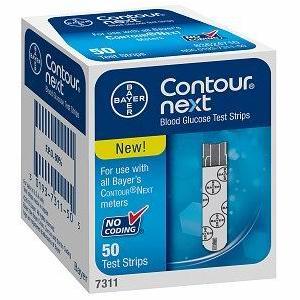 Bayer Contour Next Blood Glucose Test Strip