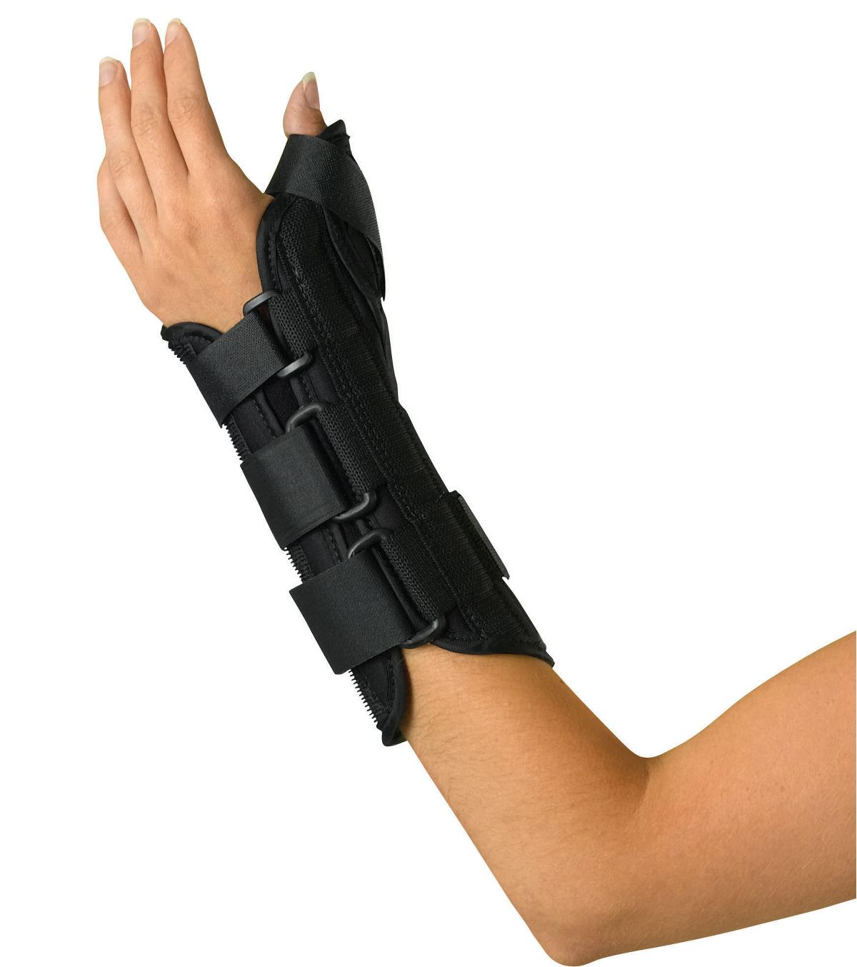 Medline Right Wrist and Forearm Splints with Abducted Thumb