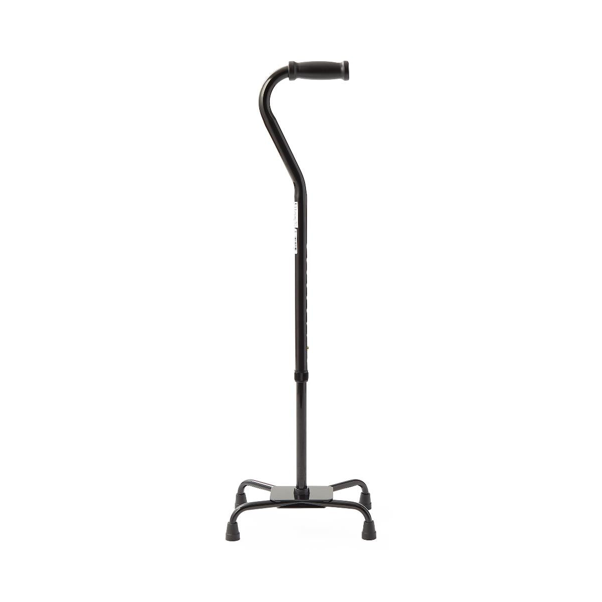 Medline Aluminum Quad Cane with Large Base