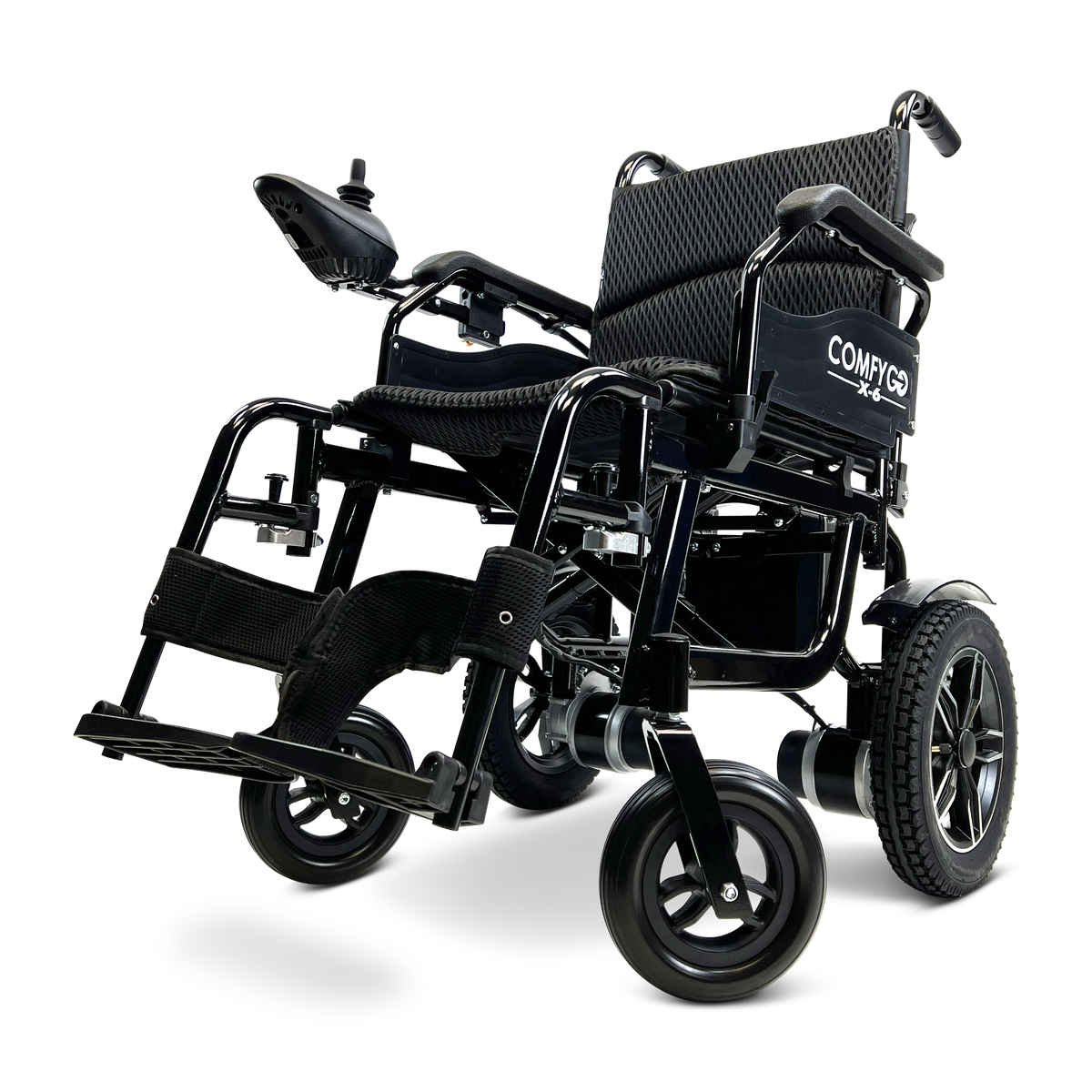 ComfyGo X-6 Lightweight Electric Wheelchair (17.5″ Wide Seat)