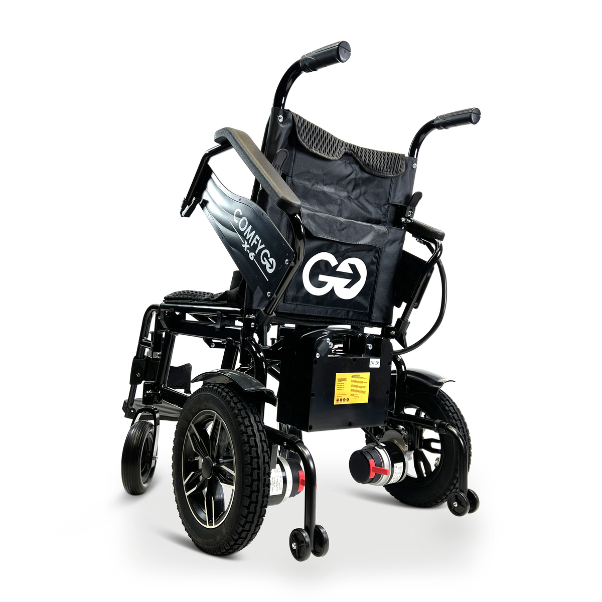 ComfyGo X-6 Lightweight Electric Wheelchair (17.5″ Wide Seat)