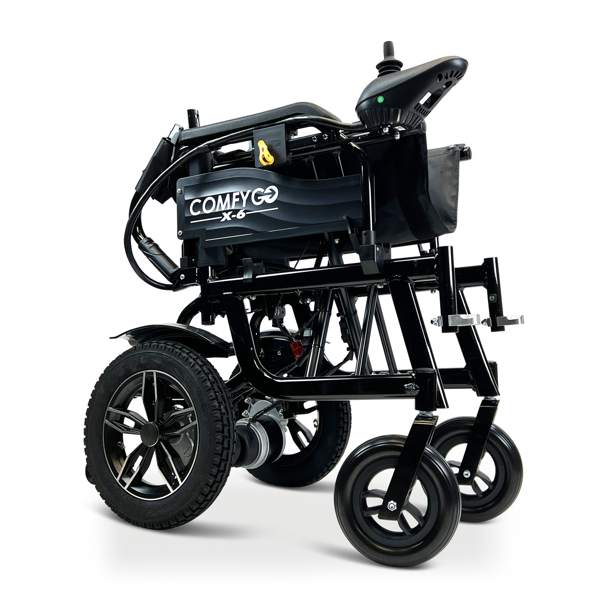 ComfyGo X-6 Lightweight Electric Wheelchair (17.5″ Wide Seat)