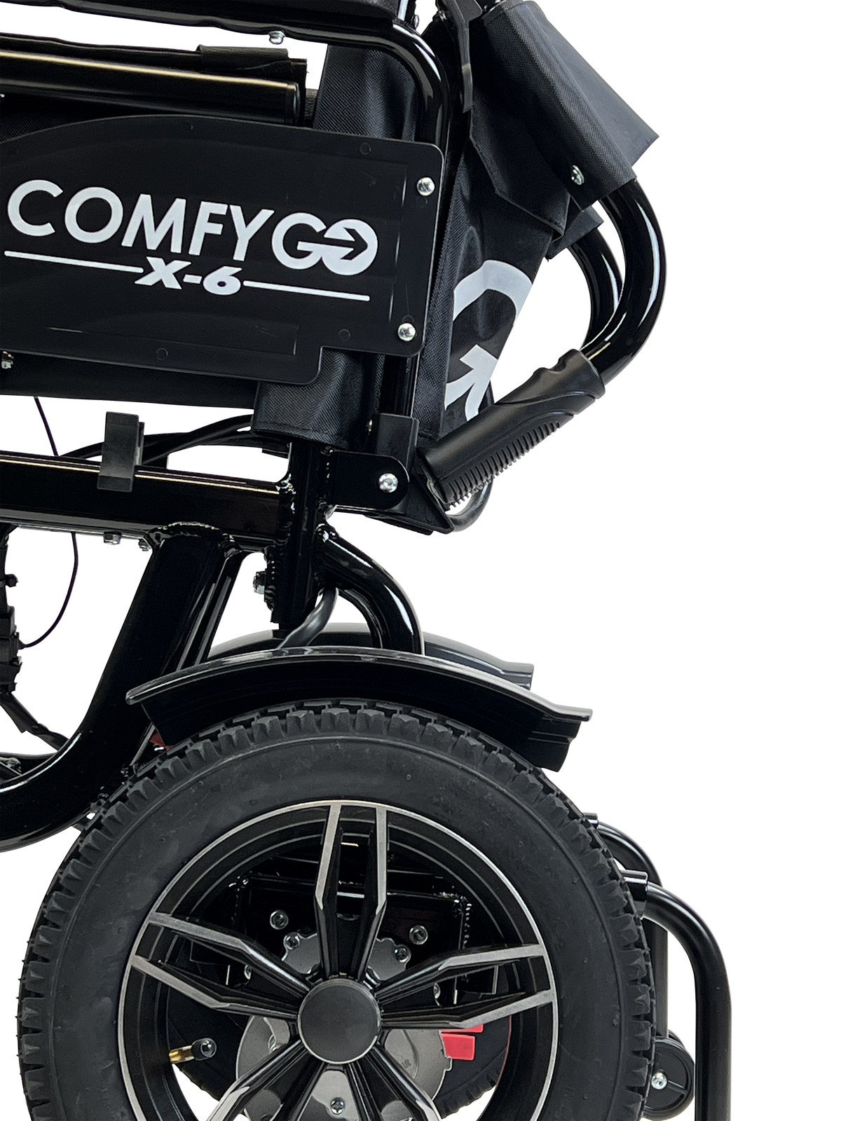 ComfyGo X-6 Lightweight Electric Wheelchair (17.5″ Wide Seat)
