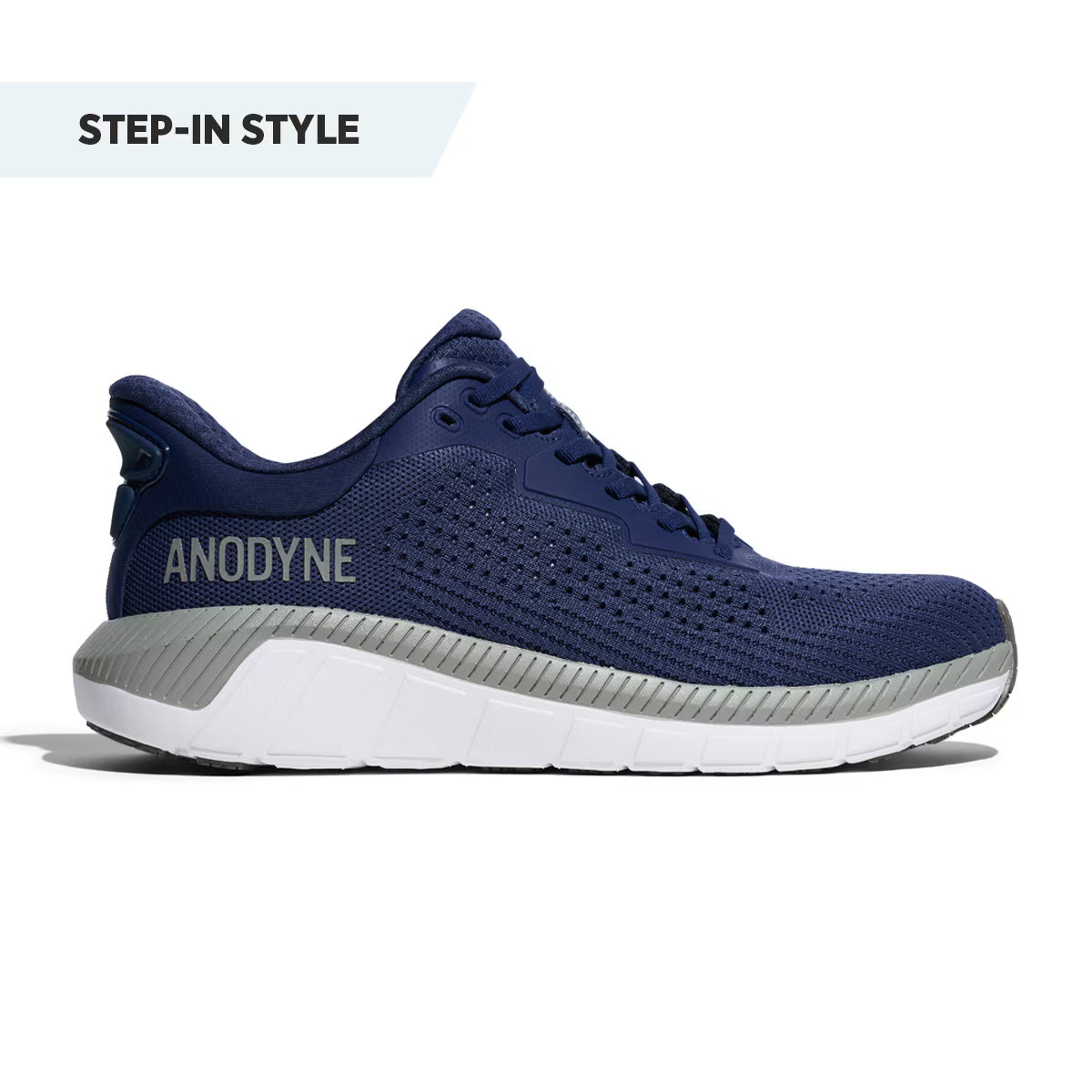 Anodyne - Diabetic Shoes - Hands Free No. 24 Men's Sport Move W/ Heel Assist (Gen 2) - Black or Navy