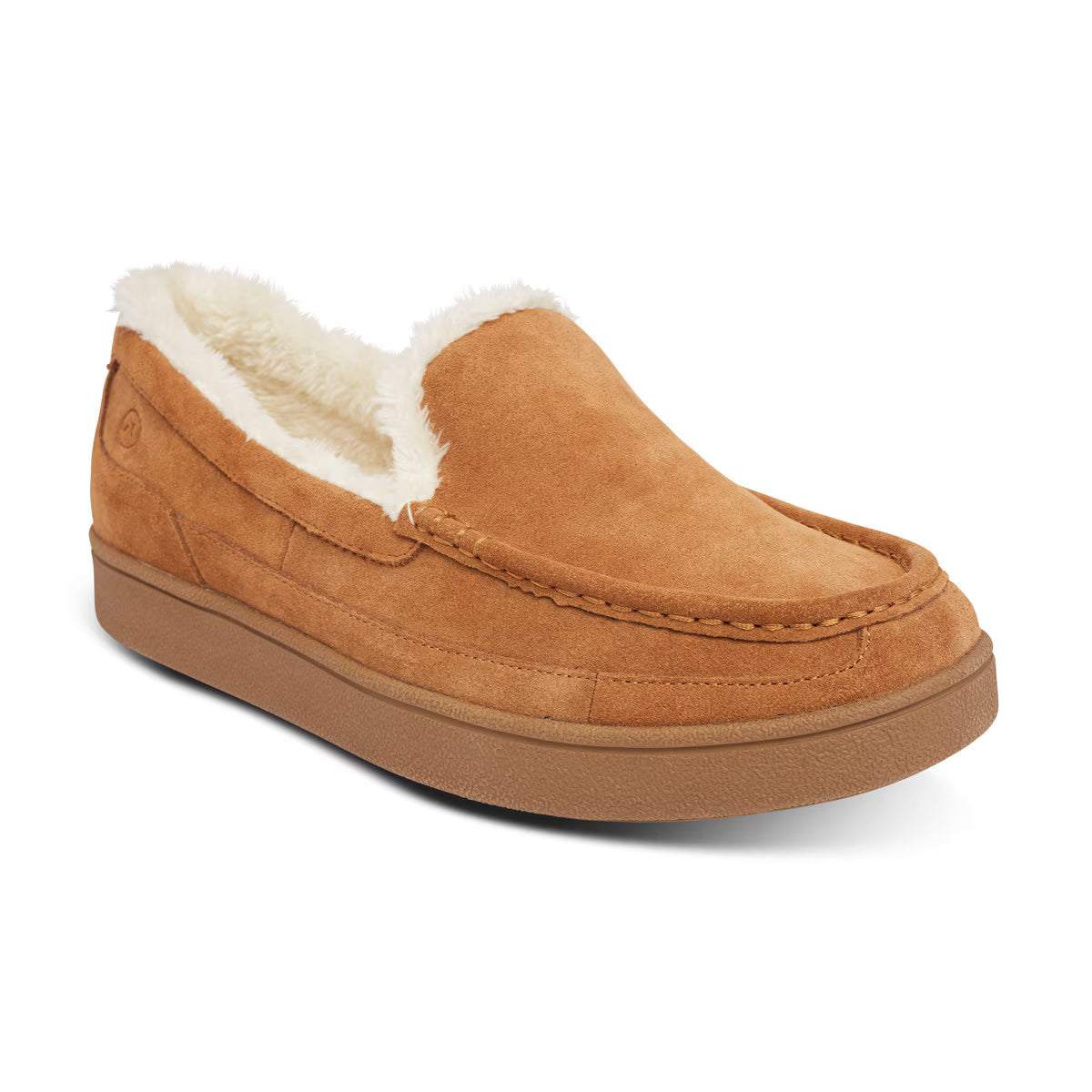 Anodyne - Diabetic Slippers - No. 34 Men's Slipper Moc Toe - Camel or Espresso