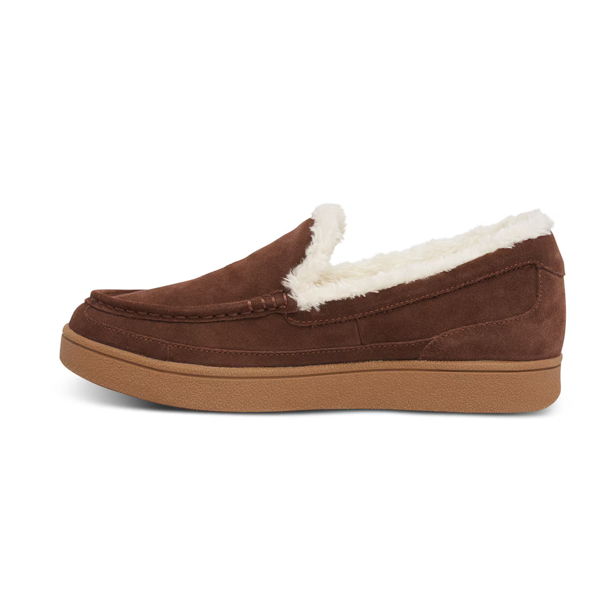 Anodyne - Diabetic Slippers - No. 34 Men's Slipper Moc Toe - Camel or Espresso