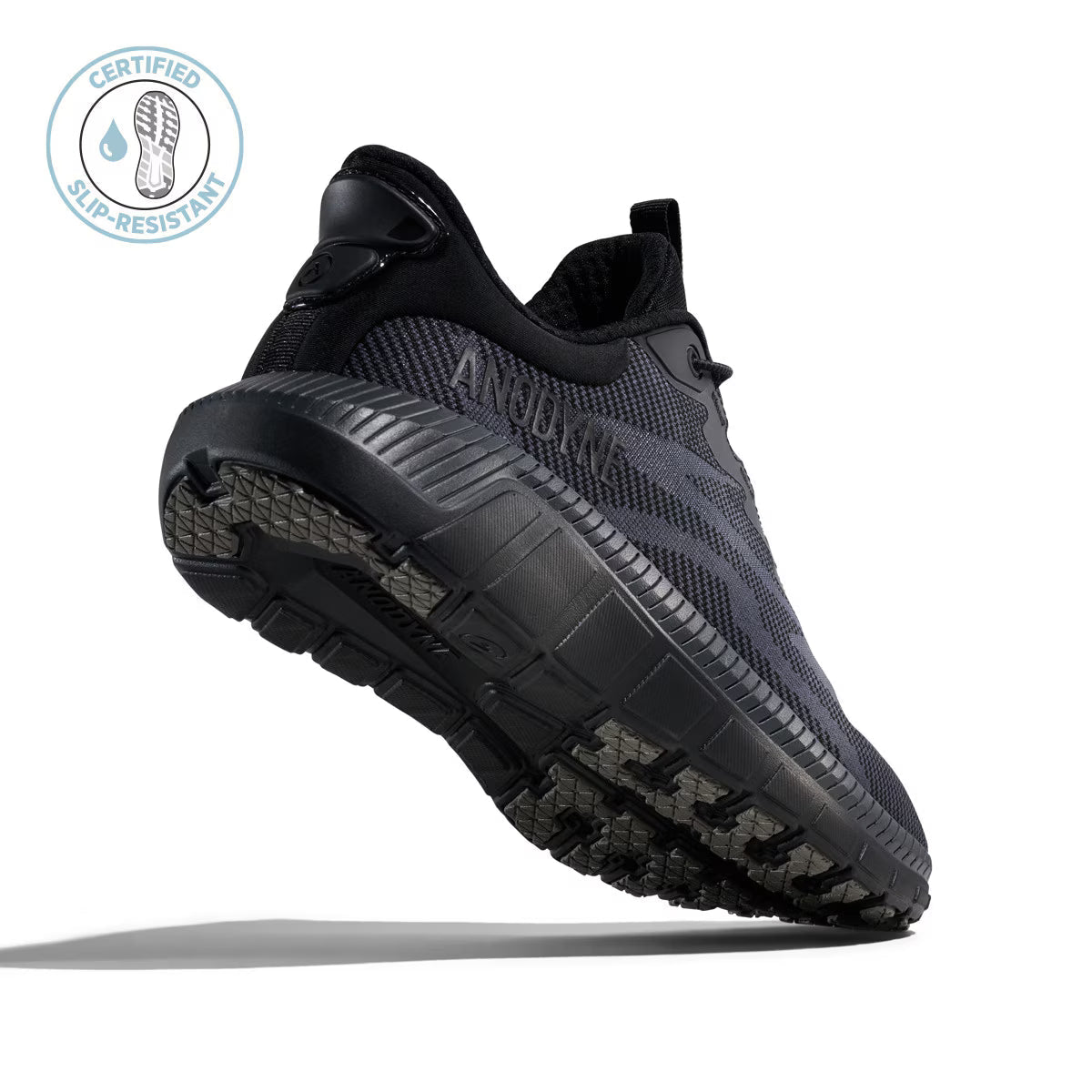 Anodyne - Diabetic Shoes - Hands Free No. 48 Men's Sport Dash W/ Heel Assist (Gen 2) - Black or Grey