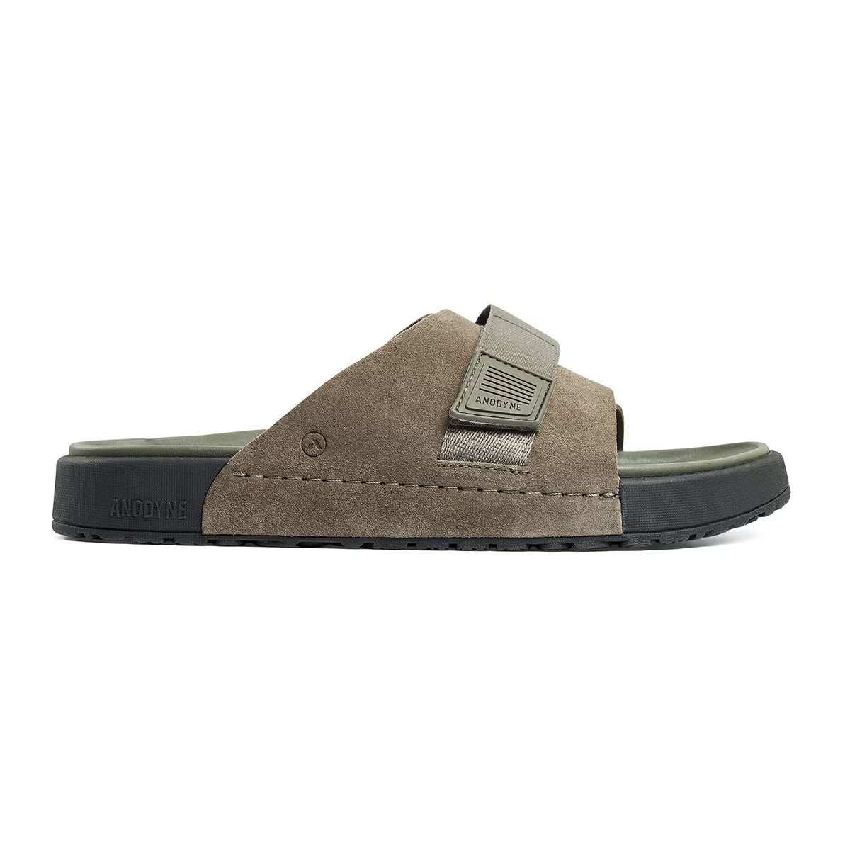 Anodyne - Diabetic Sandals - No. 68 Men's Slide Sandal - Espresso or Olive