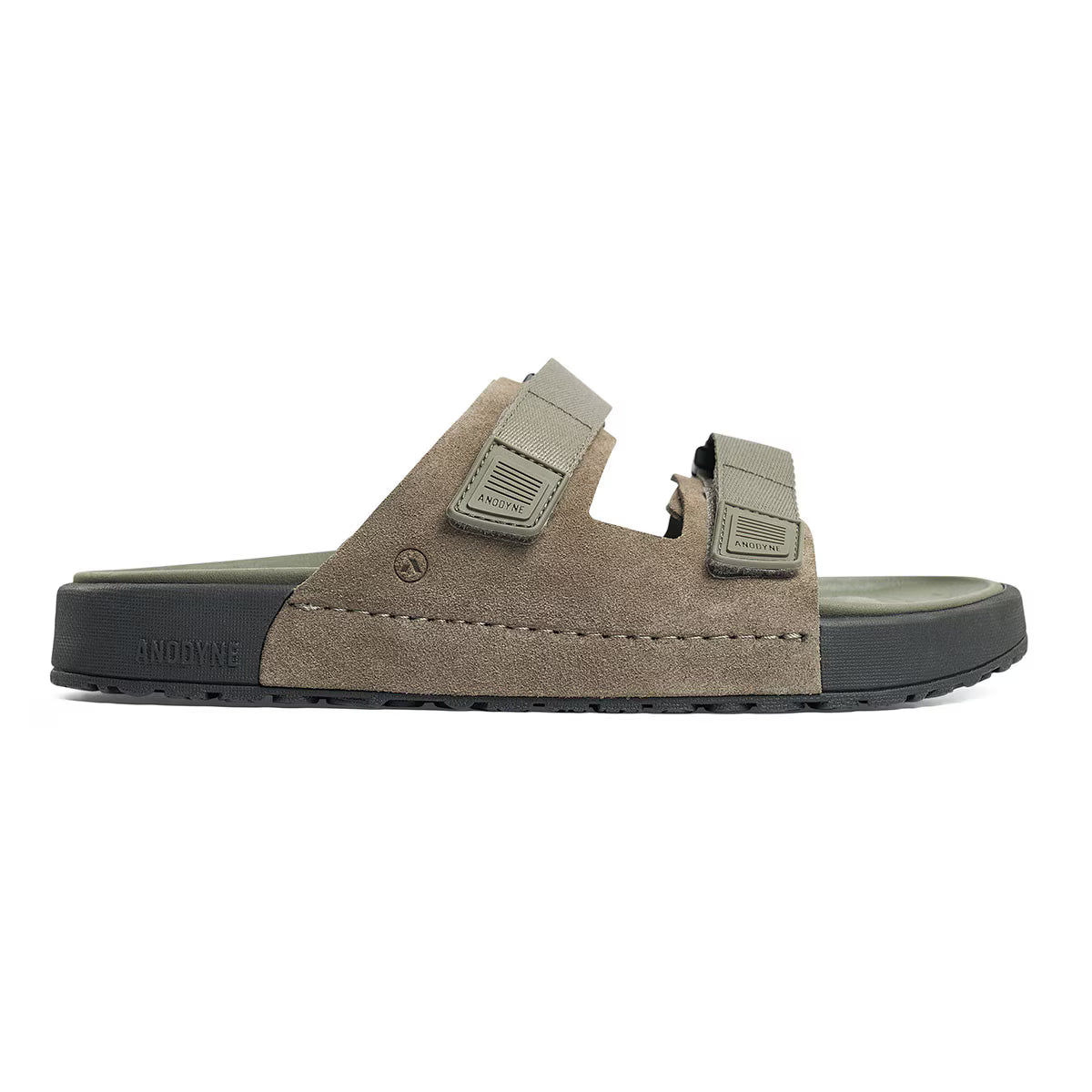 Anodyne - Diabetic Sandals - No. 70 Men's Two Strap Sandal - Olive or Espresso