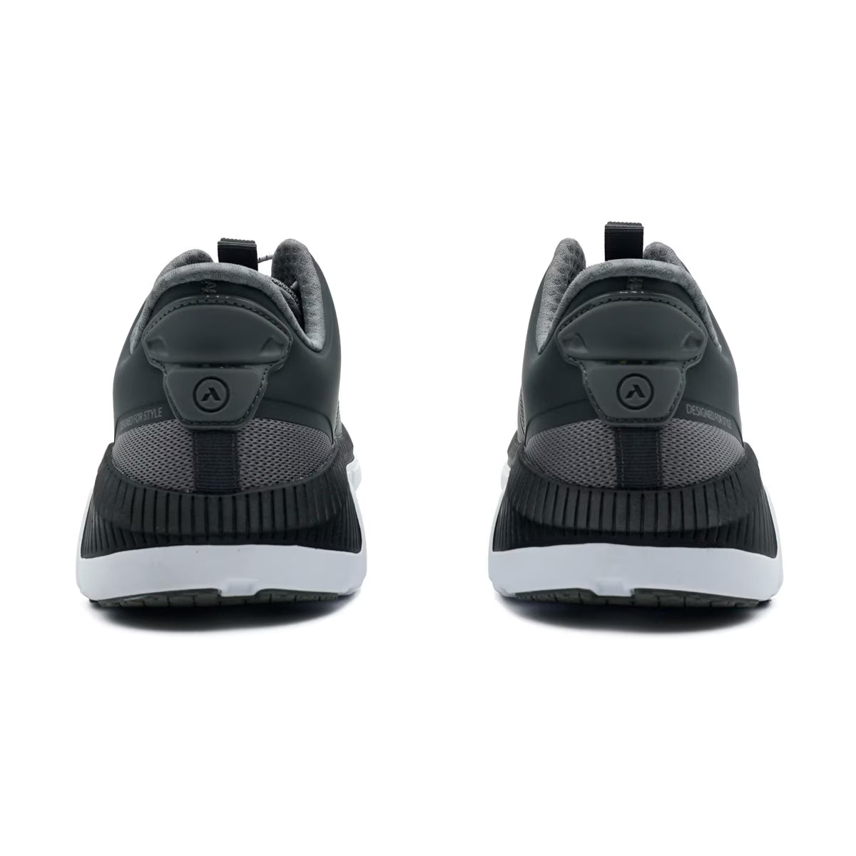 Anodyne - Diabetic Shoes - Hands Free No. 22 Men's Sport Runner w/ Heel Assist (Gen 2) - Black/Red or Grey/Black