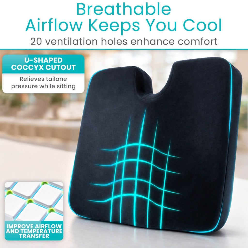 Vive - Memory Foam Seat Cushion