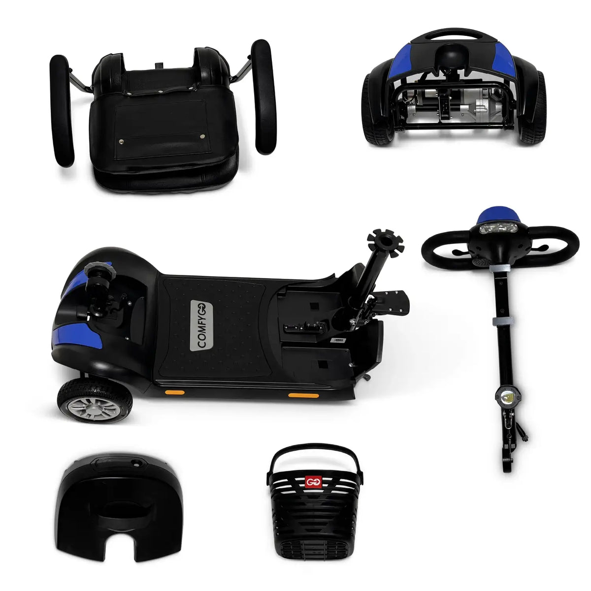 ComfyGo Z-4 Electric Scooter with Detachable Frame