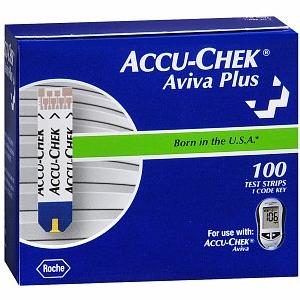 Roche Diagnostics Accu-Chek Aviva Plus Blood Glucose Test Strip