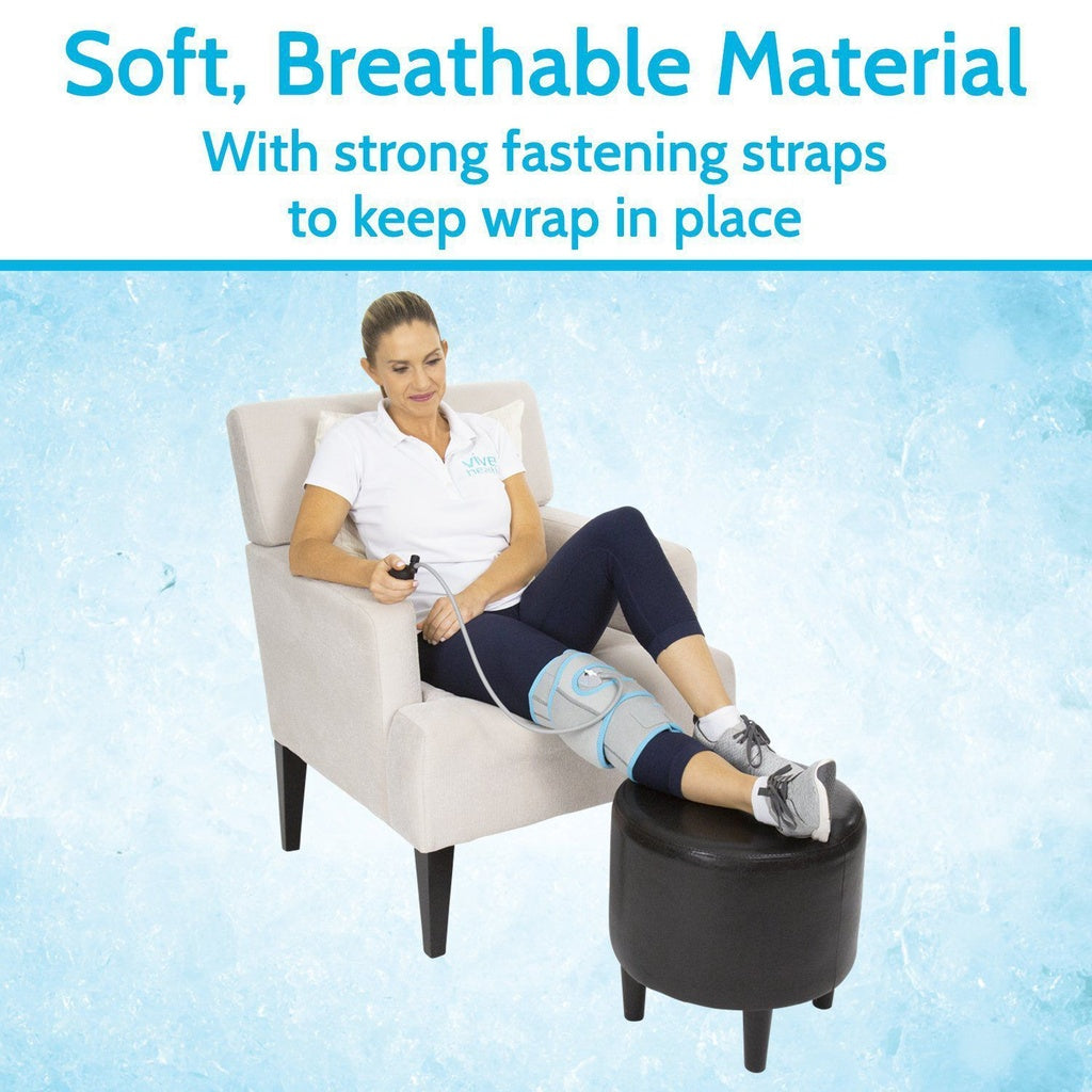 Vive - Cold Therapy - Knee Compression Ice Wrap - HCPCS: HCPCS: A4467/A9273