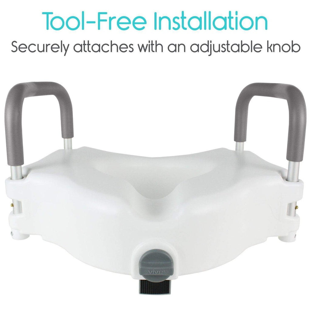Vive - Raised Toilet Seat - 5"