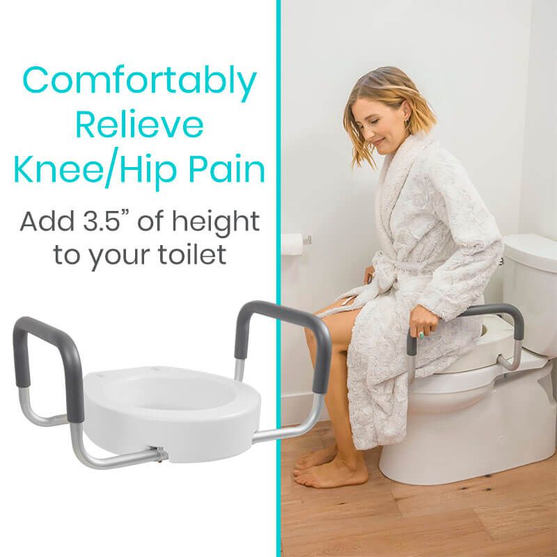 Vive - Toilet Seat Riser with Arms - HCPCS: E0244